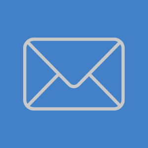 Envelope icon - Represents email, likely for notifications or updates.