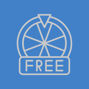Spin the Wheel Icon for Free Spin Offer.